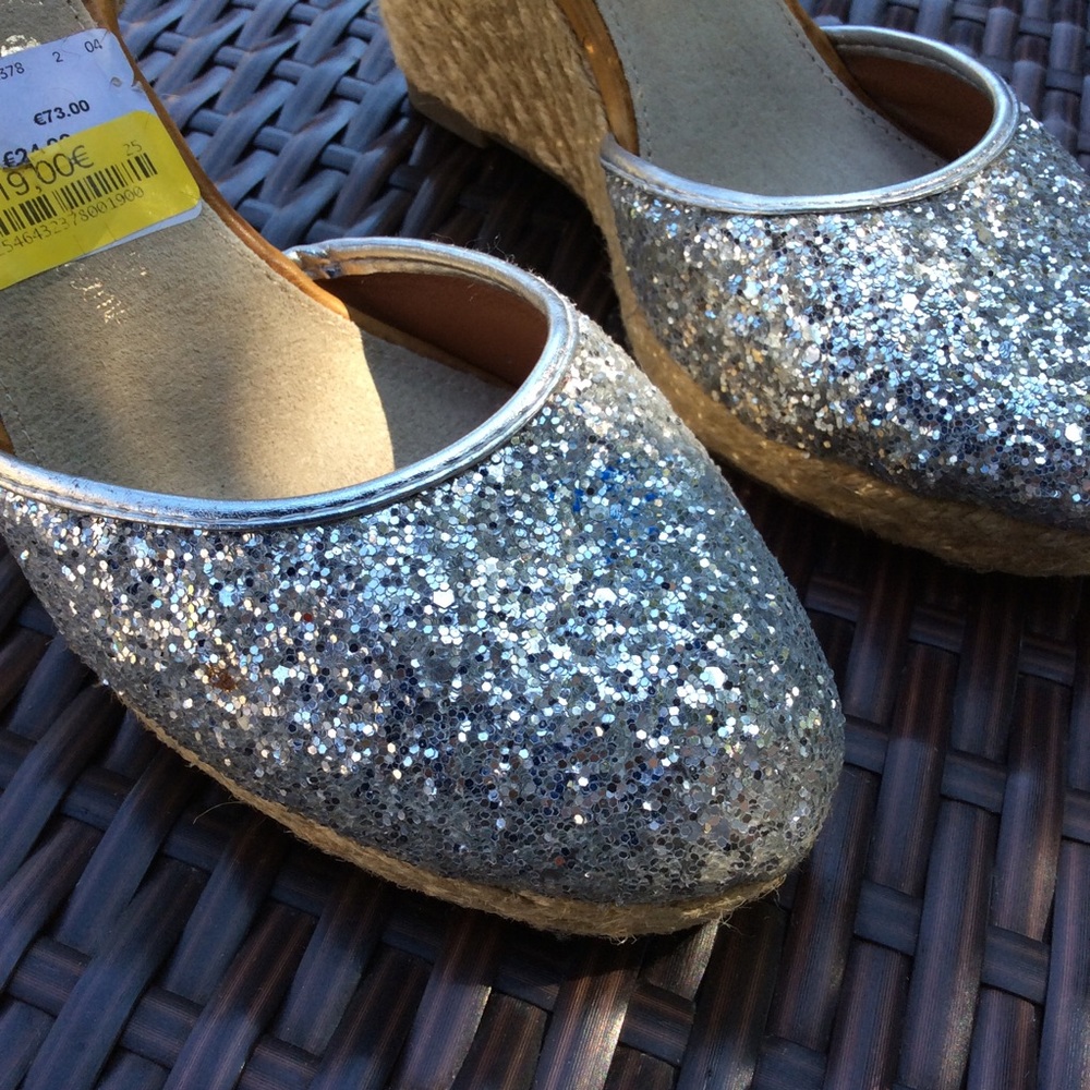 XTI ESPADRILLE GLITTER SANDALS - Picture 4 of 8